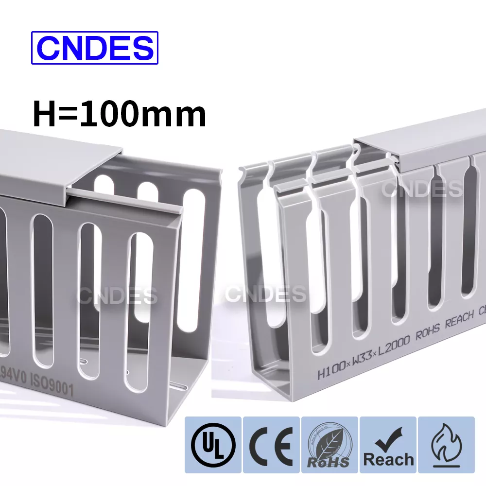 100mm altitudo Open Slote PVC Clausura Wiring Duct