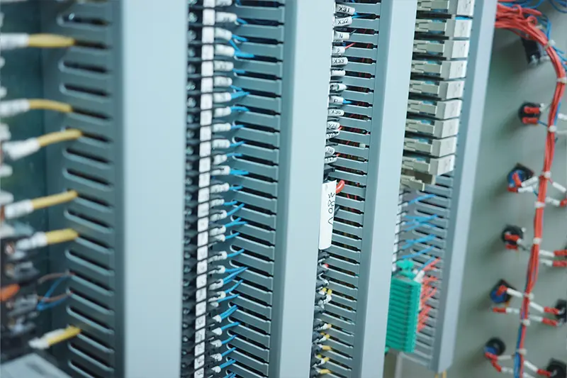 Blue Wiring Ducts
