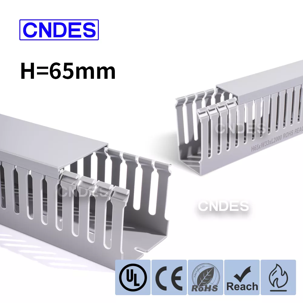 65mm Altitudo Slotted PVC Industrial Wiring Duct